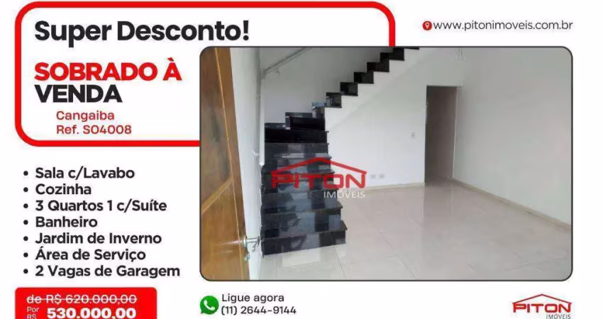 Casa com 3 quartos à venda na Rua Pedro de Brito, 585, Cangaíba, São Paulo