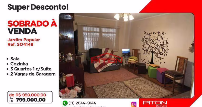 Casa com 3 quartos para alugar na Avenida Jaime Torres, 570, Jardim Popular, São Paulo