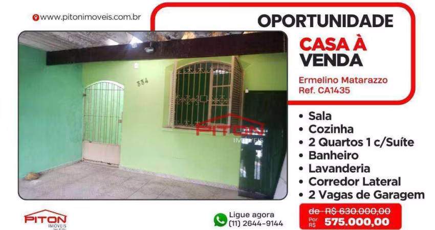 Casa - Ermelino Matarazzo - São Paulo/SP