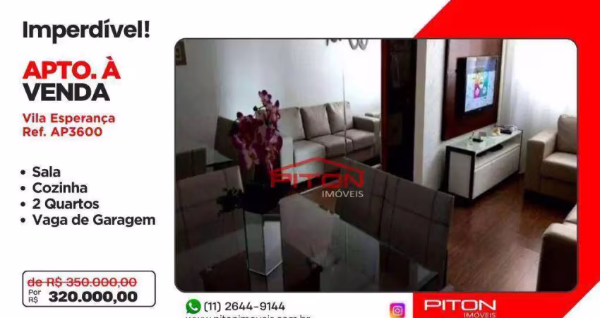 Apartamento com 2 quartos à venda na Rua Evans, 403, Vila Esperança, São Paulo