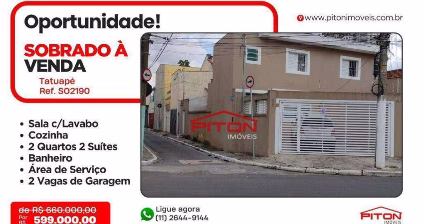 Sobrado - Tatuapé - São Paulo/SP
