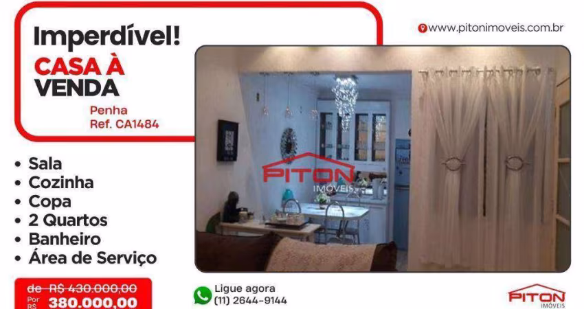 Casa Térrea- Penha - São Paulo/SP