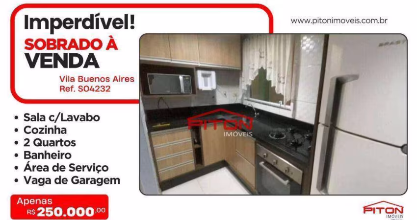 Sobrado - Vila Buenos Aires - São Paulo/SP
