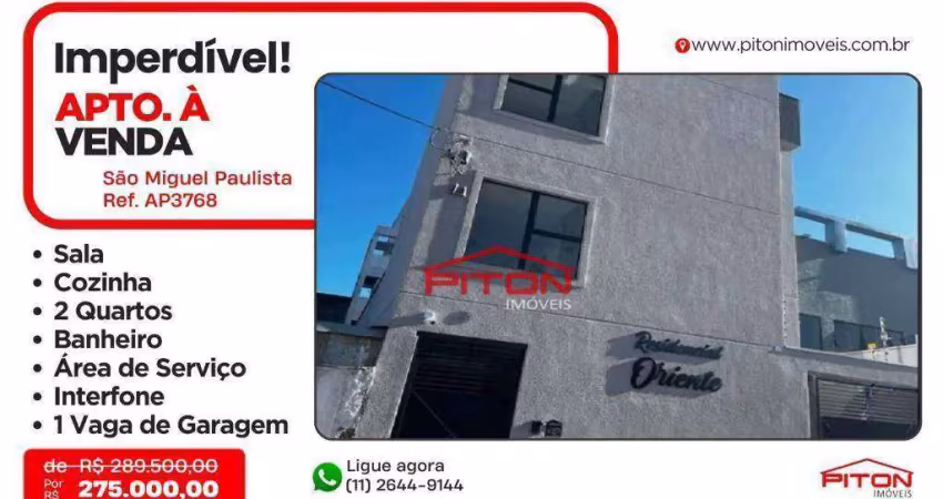 Apartamento com 2 quartos à venda na Rua Eva Périco Rachid, 60, Jardim São Miguel, São Paulo
