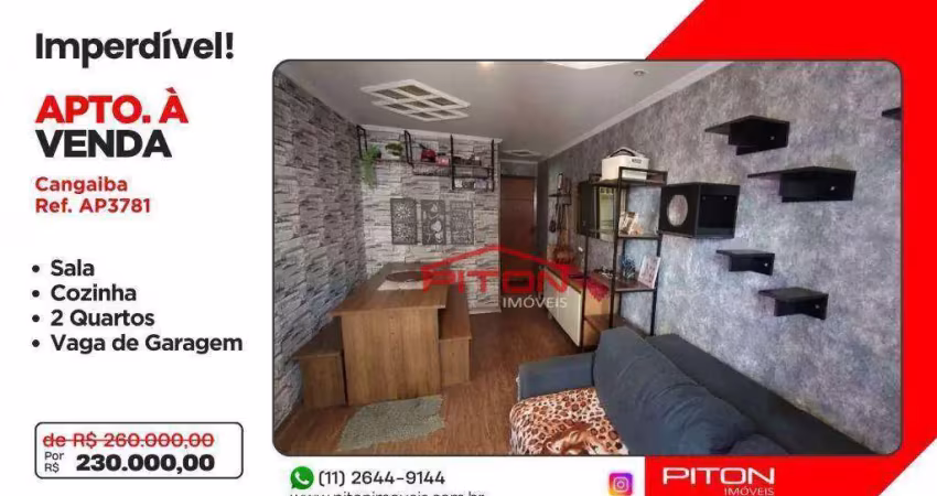 Apartamento com 2 quartos à venda na Avenida Tarumã, 300, Cangaíba, São Paulo