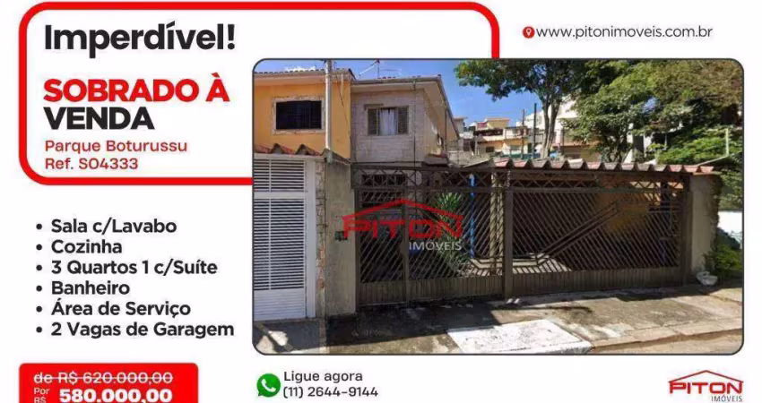 Casa com 3 quartos à venda na Rua Rubens Galvão de França, 250, Parque Boturussu, São Paulo
