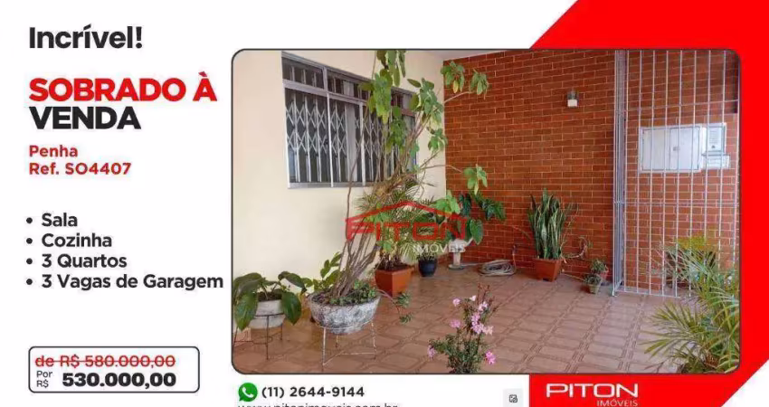Casa com 3 quartos à venda na Rua Avial, 38, Penha, São Paulo
