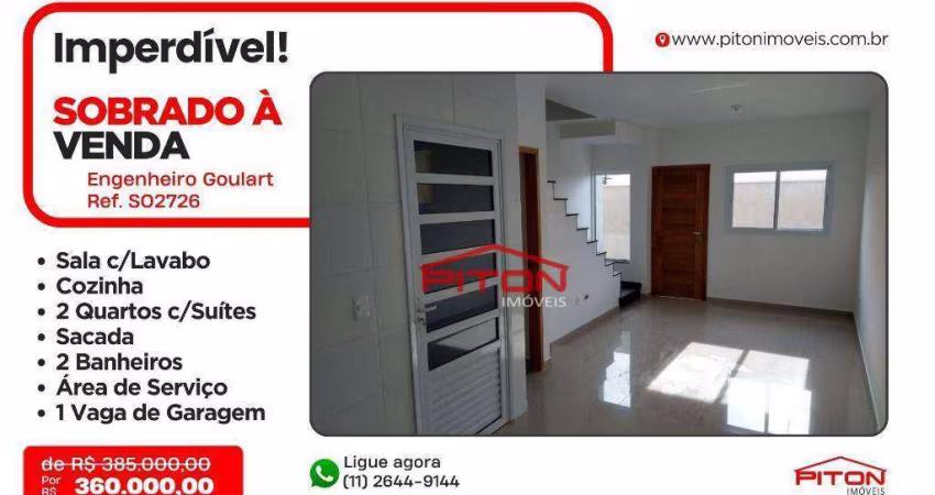 Sobrado - Engenheiro Goulart - São Paulo/SP