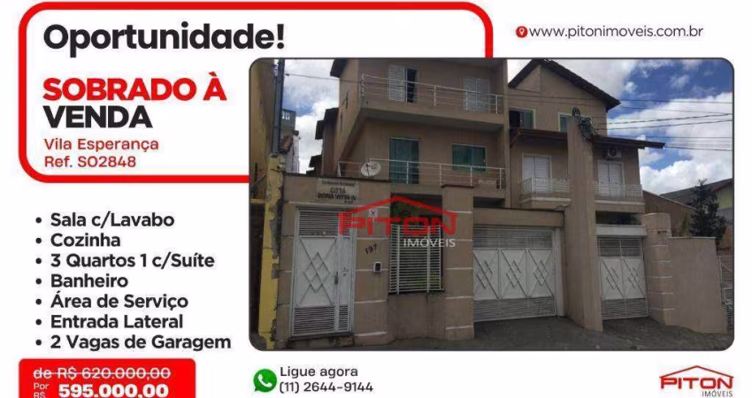 Sobrado - Vila Esperança - São Paulo/SP