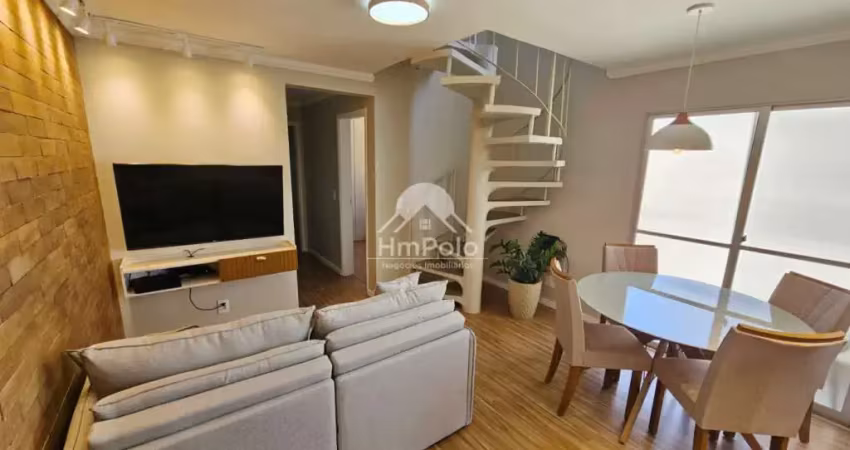 Cobertura duplex com 2 quartos 1 suíte 2 banheiros 2 vagas a venda no Vila Nova em Campinas-SP