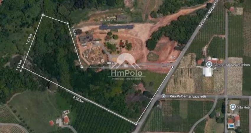 Área no Macuco para venda em Valinhos-SP