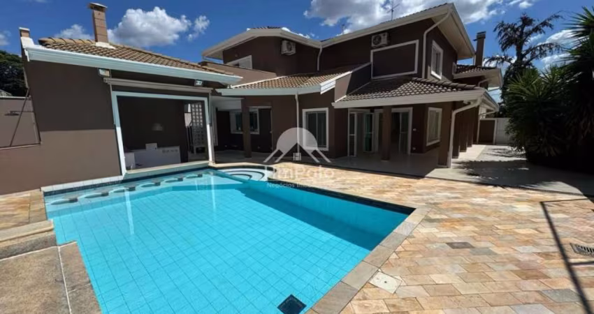Casa com 4 suites 6 banheiros 4 vagas para locação no Alphaville Campinas-SP