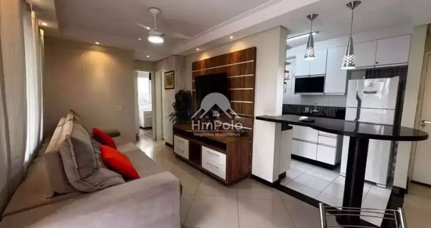 Apartamento à venda em campinas, loteamento center santa genebra, com 2 quartos, com 60 m²