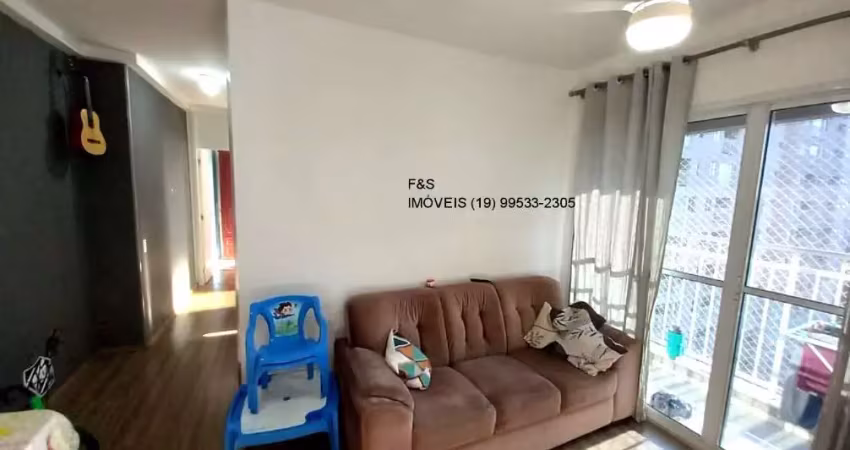 Apartamento à venda em valinhos-sp, vila sonia: 2 quartos, 2 salas, 1 banheiro, 1 vaga de garagem, 51,00 m² de área.