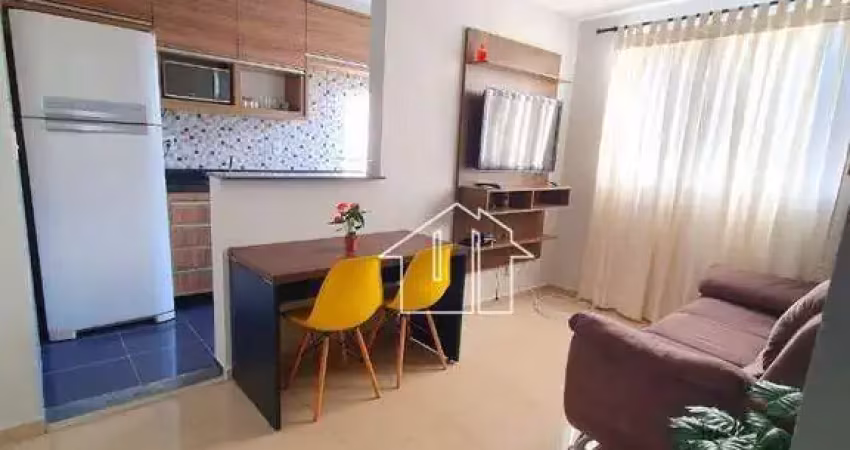 Apto 50m², 2 dorms, piso porcelanato, com planejados no villa branca jacareí
