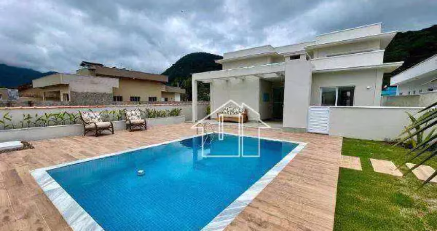 Casa com 3 dormitórios à venda, 170 m² por r$ 1.555.000,00 - massaguaçu - caraguatatuba/sp