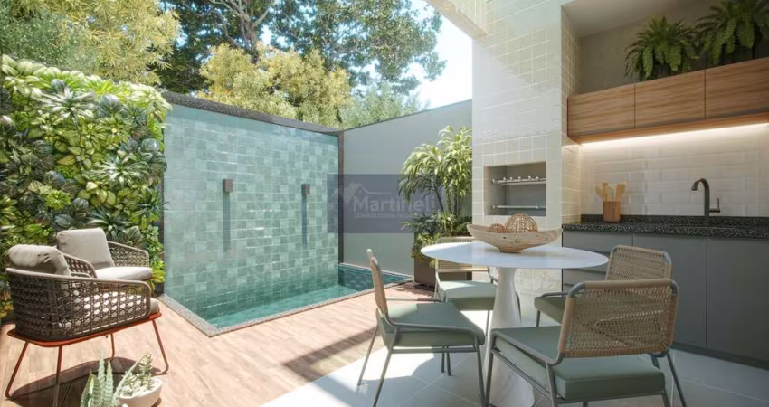 Casa em Condomínio à Venda em Itanhaém-SP, Bairro Suarão: 2 Quartos, 2 Suítes, 1 Sala, 3 Banheiros, 1 Vaga, 69,68m².