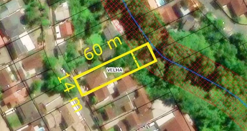 Terreno 865m2 - Velha - Transversal Rua dos Caçadores