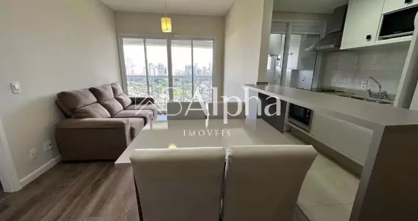 Apartamento mobiliado para locação no condomínio novare em alphaville - sp