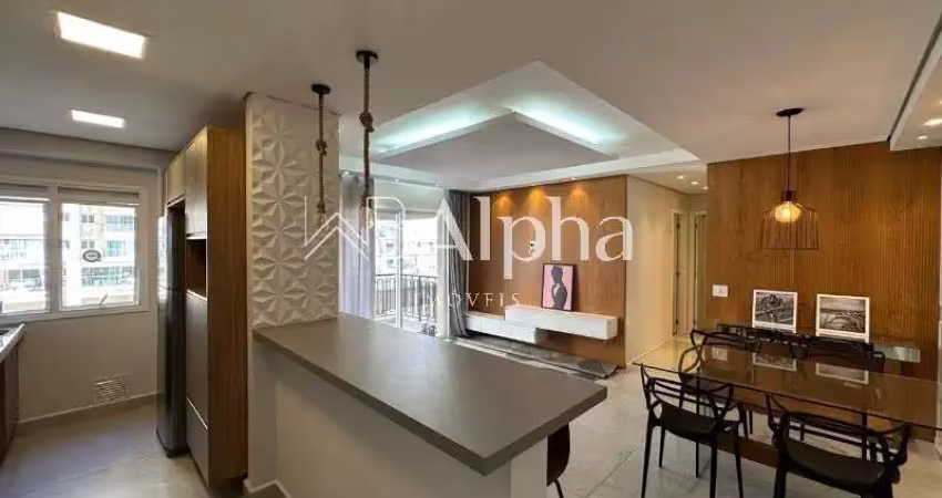 Apartamento mobiliado para locação - Cond. Alpha park em Alphaville  - 78m2