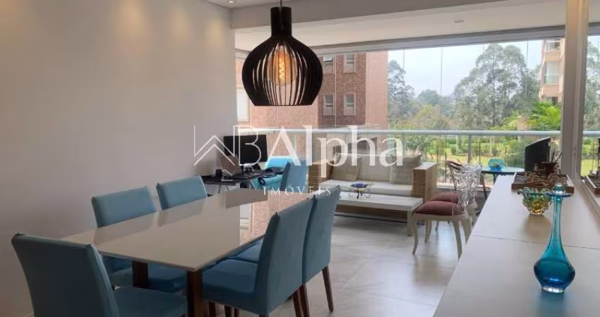 Apartamento mobiliado para venda e locação no Condomínio Boulervad Tamboré em Santana de Parnaíba - SP