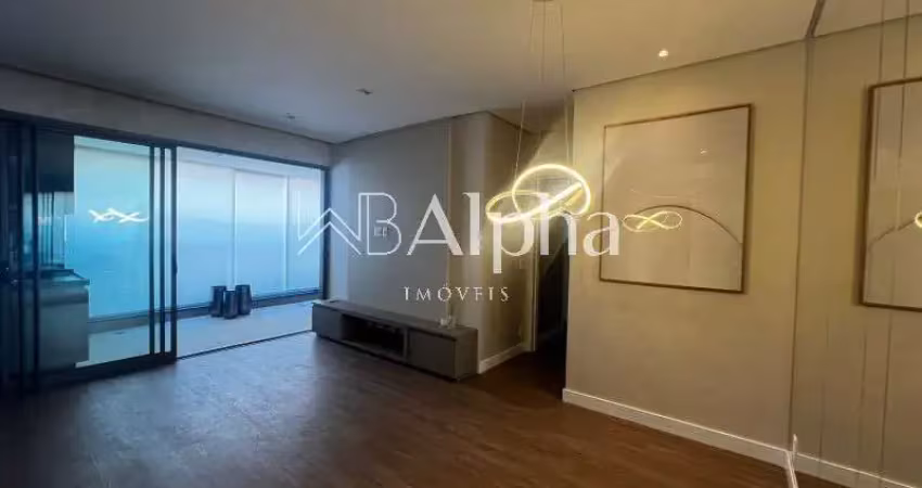 Apartamento semi mobiliado para locação no condomínio level em alphaville - sp