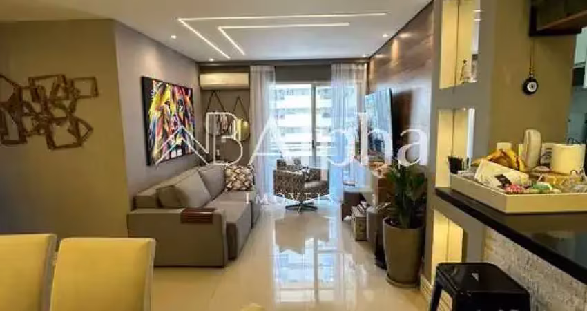 Apartamento semi mobiliado para locação - ed. santiago - al. grajau