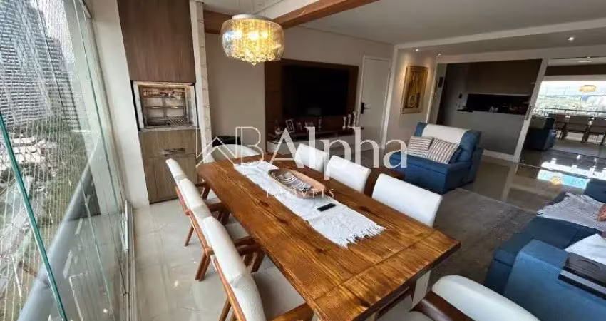 Apartamento mobiliado para locação no condomínio alpha park em alphaville - sp
