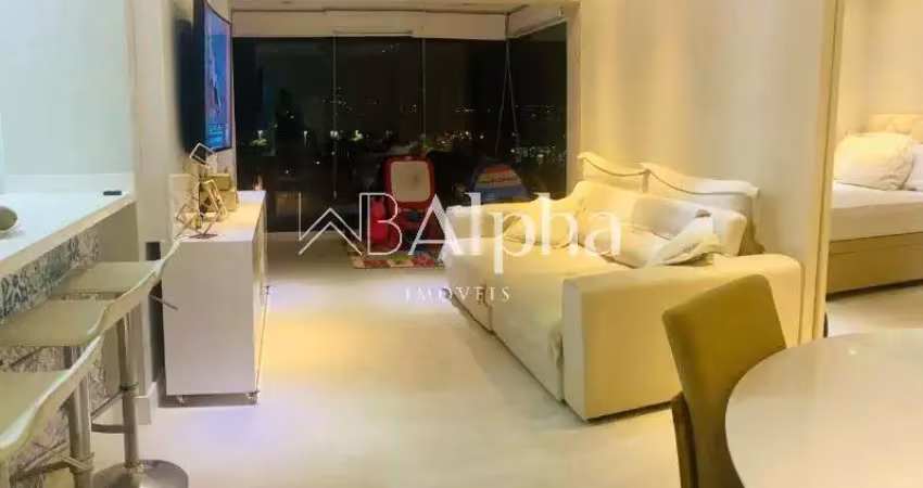 Apartamento mobiliado a venda no condomínio alpha park em alphaville - sp