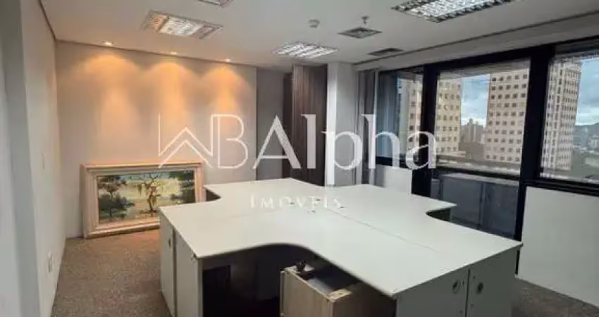 Sala para locação semi-mobiliado edifício murano alphaville barueri-sp