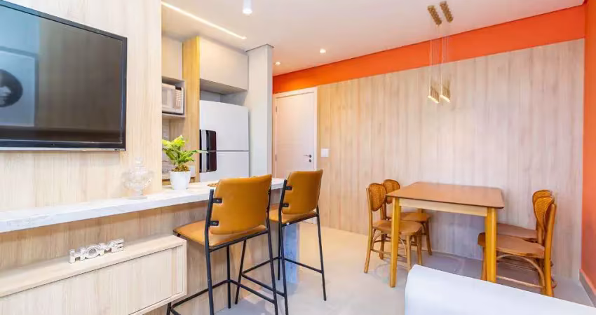 Apartamento à venda em curitiba, portão, com 2 quartos, com 60.34 m², sun tower