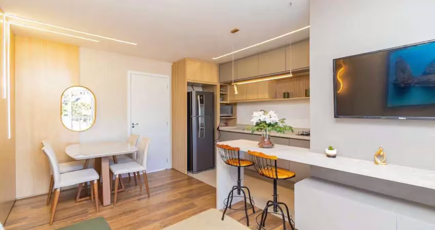 Apartamento à venda em curitiba, xaxim, com 2 quartos, com 54.07 m², galápagos
