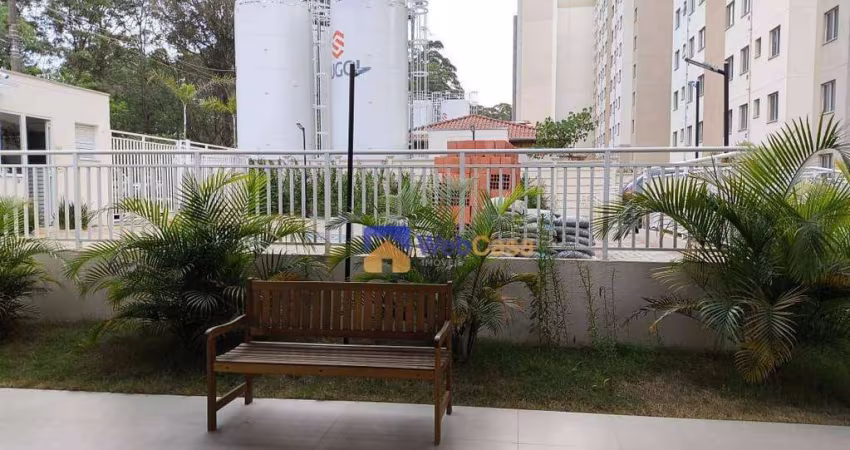 Apartamento com 2 dormitórios para alugar, 44 m² por R$ 1.100,00/mês - Gleba do Pêssego - São Paulo/SP