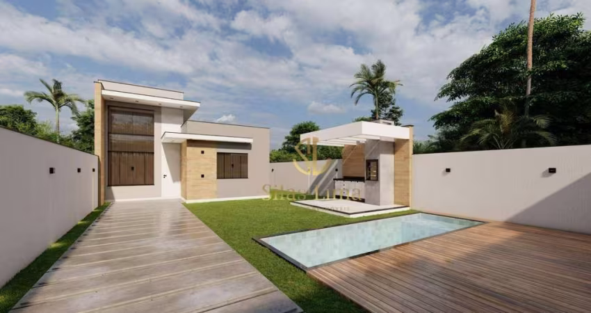 Casa com 3 dormitórios à venda, 117 m² por R$ 850.000 - Boca da Barra - Rio das Ostras/RJ