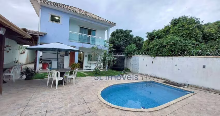 Casa com piscina, 4 dormitórios à venda,  jardim bela vista - rio das ostras/rj