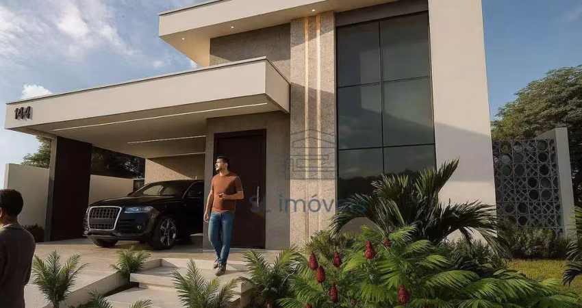 Casa linear com 3 suítes à venda no condomínio viverde, rio das ostras