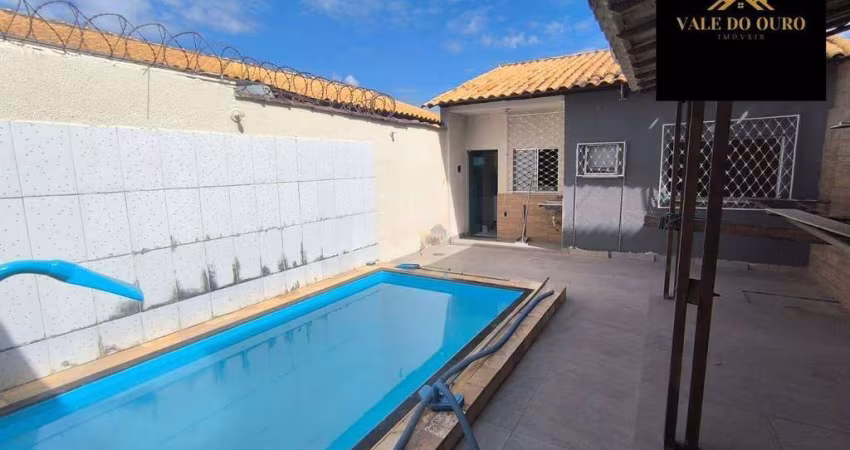Casa com 2 dormitórios, 90 m² - venda por R$ 300.000,00 ou aluguel por R$ 1.800,00/mês - Santa Cecília - Esmeraldas/MG