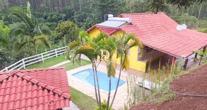 Chácara com 2 dormitórios à venda, 3200 m² - serrinha - monteiro lobato/s