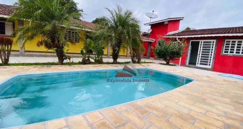 Chácara com 2 dormitórios à venda, 2000 m² por r$ 950.000,00 - green park santo antonio - biritiba mirim/sp