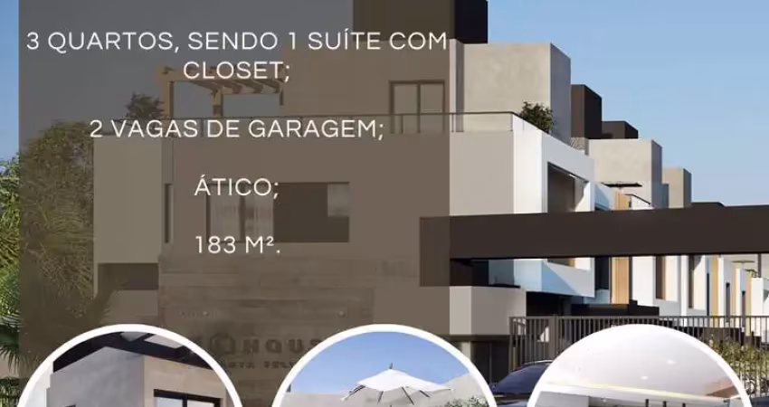 Casa em condomínio fechado com 3 quartos à venda na Rua Antônio Turíbio Teixeira Braga, 367, Santa Felicidade, Curitiba