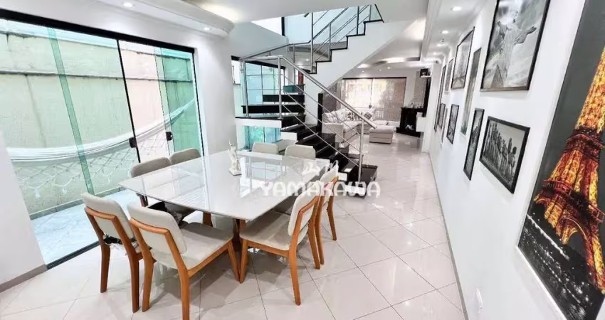 Sobrado com 3 dormitórios à venda, 233 m² por r$ 2.500.000,00 - jardim anália franco - são paulo/sp