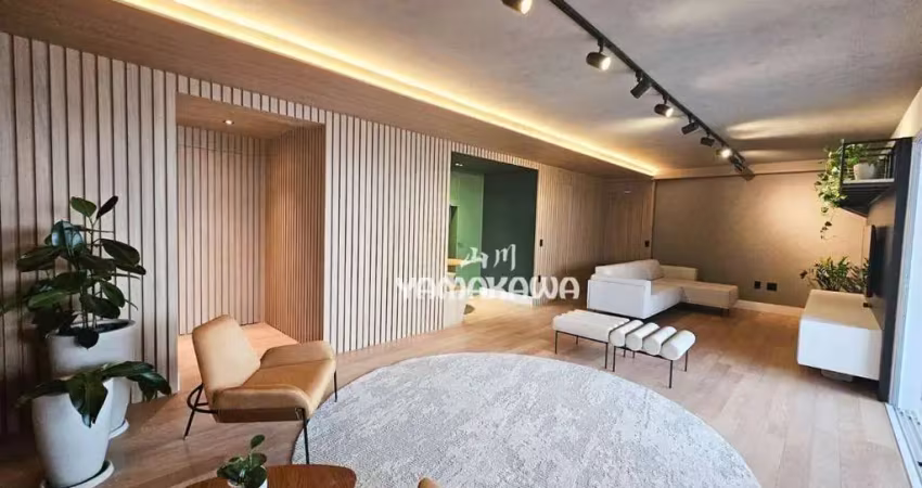 Apartamento com 3 dormitórios à venda, 168 m² por r$ 2.600.000,00 - jardim anália franco - são paulo/sp