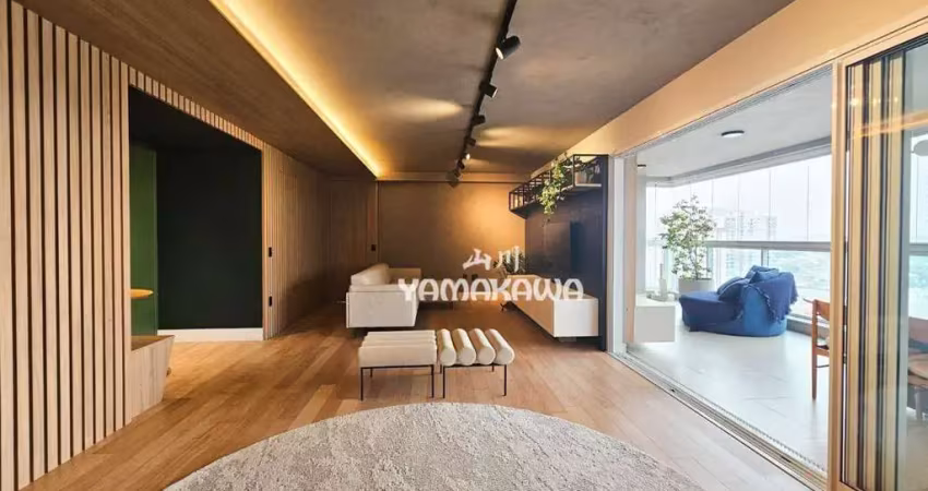 Apartamento com 3 dormitórios à venda, 168 m² por r$ 2.600.000,00 - jardim anália franco - são paulo/sp