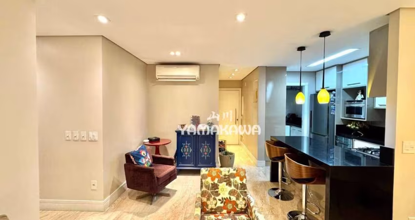 Apartamento com 2 dormitórios à venda, 82 m² por R$ 1.300.000,00 - Tatuapé - São Paulo/SP