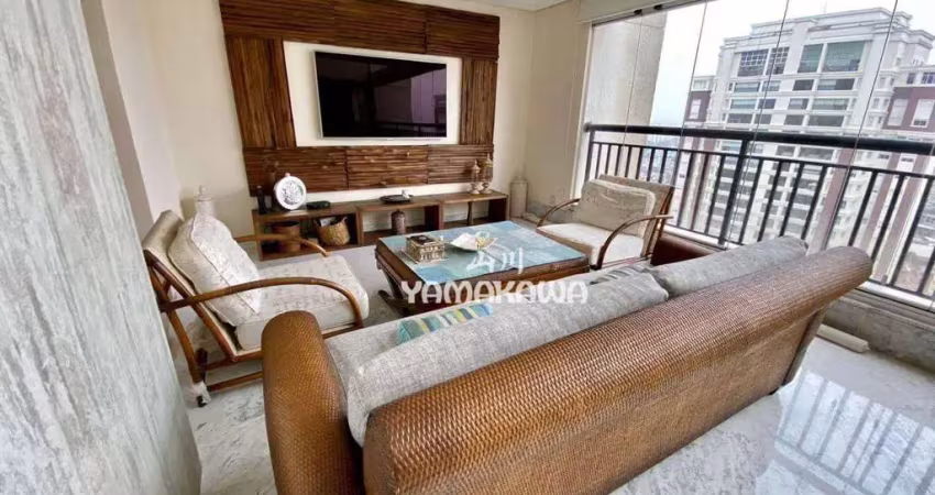 Apartamento com 4 dormitórios à venda, 315 m² por r$ 5.000.000,00 - tatuapé - são paulo/sp