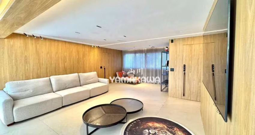 Apartamento com 3 dormitórios à venda, 208 m² por r$ 2.760.000,00 - tatuapé - são paulo/sp