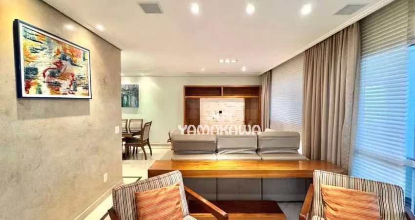 Apartamento com 4 dormitórios à venda, 236 m² por r$ 2.600.000,00 - jardim anália franco - são paulo/sp