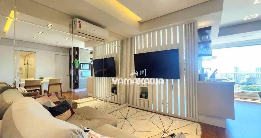 Apartamento com 1 dormitório à venda, 55 m² por r$ 750.000,00 - tatuapé - são paulo/sp