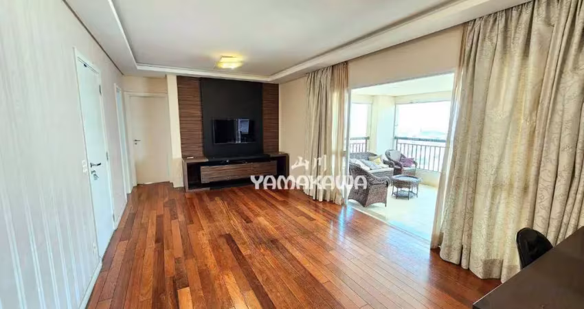 Apartamento com 3 dormitórios para alugar, 176 m² por R$ 19.760,01/mês - Tatuapé - São Paulo/SP