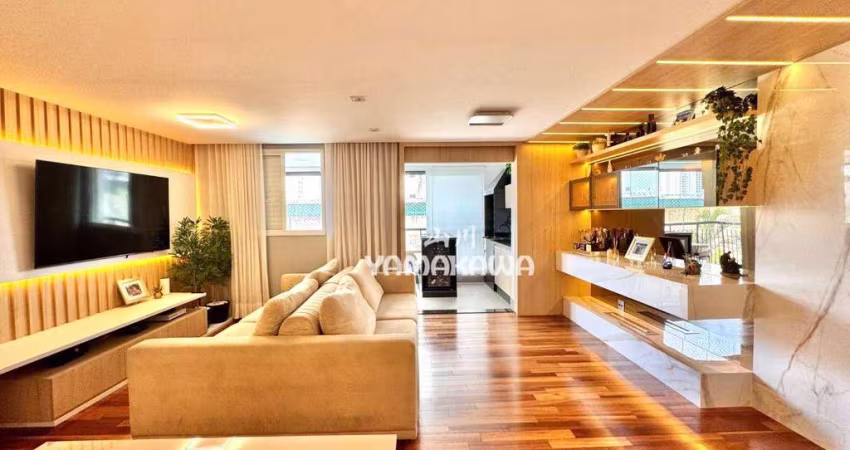 Apartamento com 3 dormitórios à venda, 115 m² por R$ 1.380.000,00 - Mooca - São Paulo/SP
